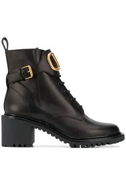 Valentino Garavani: Чёрные ботинки 