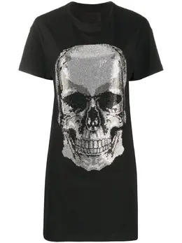 Philipp Plein: Чёрное платье Skull