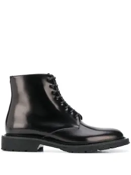 Saint Laurent: Чёрные ботинки  Army