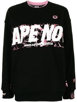 AAPE BY *A BATHING APE®: Свитшот с принтом