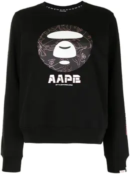 AAPE BY *A BATHING APE®: Свитшот с принтом