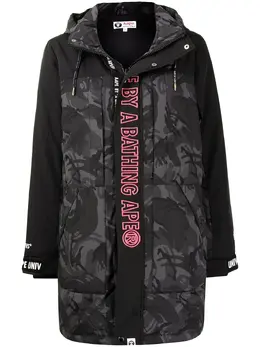 AAPE BY *A BATHING APE®: Пальто с принтом 