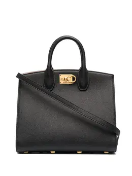 Salvatore Ferragamo: Чёрная сумка  Studio Box
