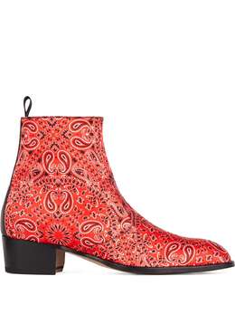 Giuseppe Zanotti: Красные ботинки 