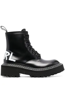 Karl Lagerfeld: Чёрные ботинки  Troupe