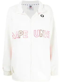 AAPE BY *A BATHING APE®: Белый свитшот