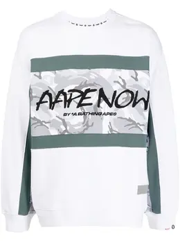 AAPE BY *A BATHING APE®: Свитшот с принтом 