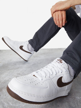 Nike: Белые кеды Air Force 1 Low Retro