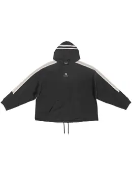 Balenciaga: Чёрная толстовка Sporty B