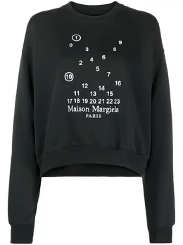 Maison Margiela: Хлопковый свитшот  Numbers