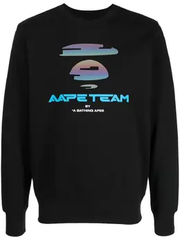 AAPE BY *A BATHING APE®: Свитшот с принтом 