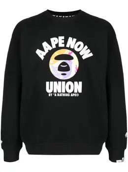 AAPE BY *A BATHING APE®: Хлопковый свитшот 