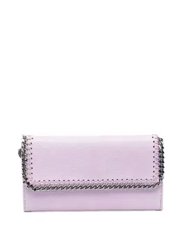 Stella McCartney: Серебристый кошелёк  Falabella