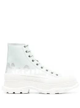 Alexander McQueen: Зелёные кроссовки  Tread Slick