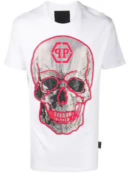 Philipp Plein: Футболка  Skull с принтом