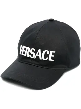 Versace: Кепка с принтом 