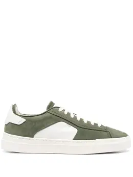 Santoni: Зелёные кроссовки 