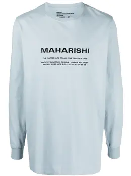 Maharishi: Футболка с принтом 