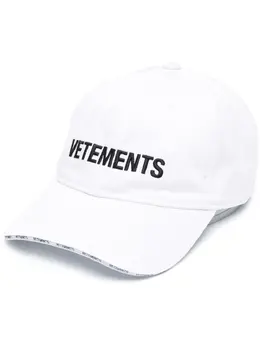 VETEMENTS: Белая кепка 