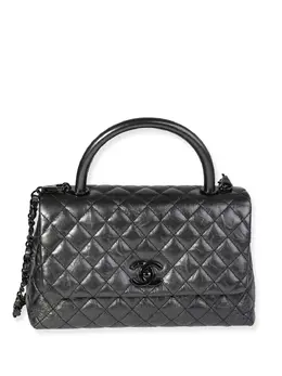 Chanel Pre-Owned: Тёмная сумка