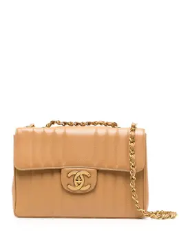 CHANEL Pre-Owned: Коричневая сумка 