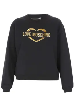 Love Moschino: Чёрный свитер