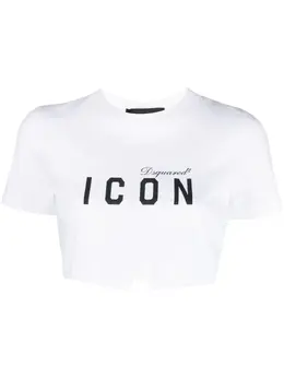 Dsquared2: Футболка  Icon с принтом