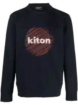 Kiton: Свитшот с принтом 