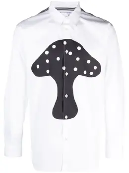 Comme Des Garçons Shirt: Рубашка с принтом 