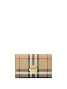 Burberry: Кошелёк  Vintage Check с принтом