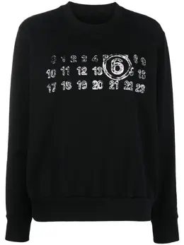 MM6 Maison Margiela: Хлопковая толстовка 