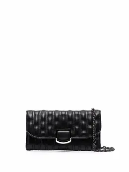Longchamp: Чёрный кошелёк  Brioche