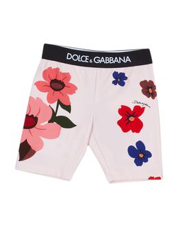 DOLCE & GABBANA: Шорты с растительным принтом 