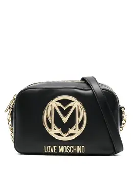 Love Moschino: Чёрная сумка через плечо 