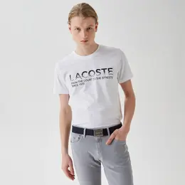 Lacoste: Футболка с принтом 