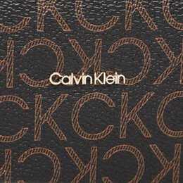 Calvin Klein: Коричневая сумка