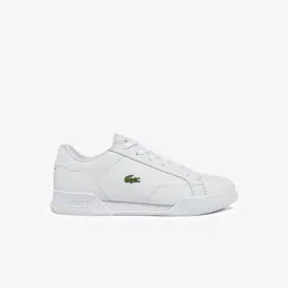 Lacoste: Белые кеды  Twin Serve