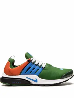 Nike: Зелёные кроссовки  Air Presto