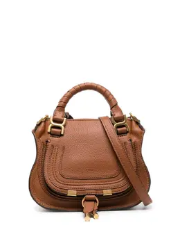 Chloé: Коричневая сумка-шоппер  Marcie
