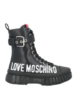 LOVE MOSCHINO: Чёрные ботинки 