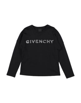 GIVENCHY: Футболка со стразами 