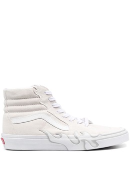 Vans: Белые кроссовки  Sk8-Hi