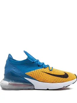 Nike: Оранжевые кроссовки Air Max 270 Flyknit