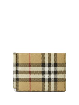 Burberry: Бежевый картхолдер  Vintage Check