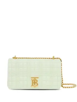 Burberry: Светлая сумка через плечо  Lola