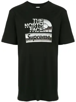Supreme: Чёрная футболка  TNF