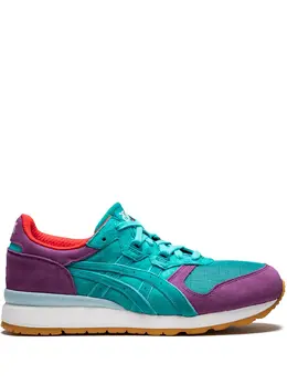 ASICS: Зелёные кроссовки  Gel