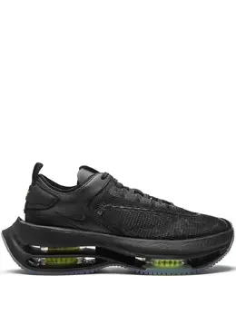 Nike: Чёрные кроссовки  Zoom Double Stacked