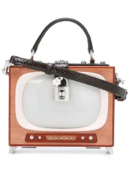 Dolce & Gabbana: Коричневая сумка  Dolce Box