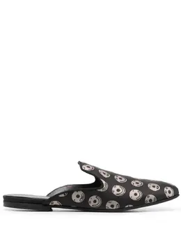 10 CORSO COMO: Чёрные сабо 